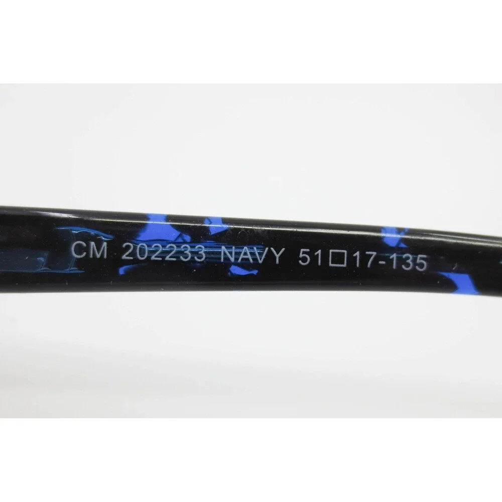 Chelsea Morgan CM 202233 Navy Blue Cat Eye Semi Rimless Eyeglasses 51-17-135